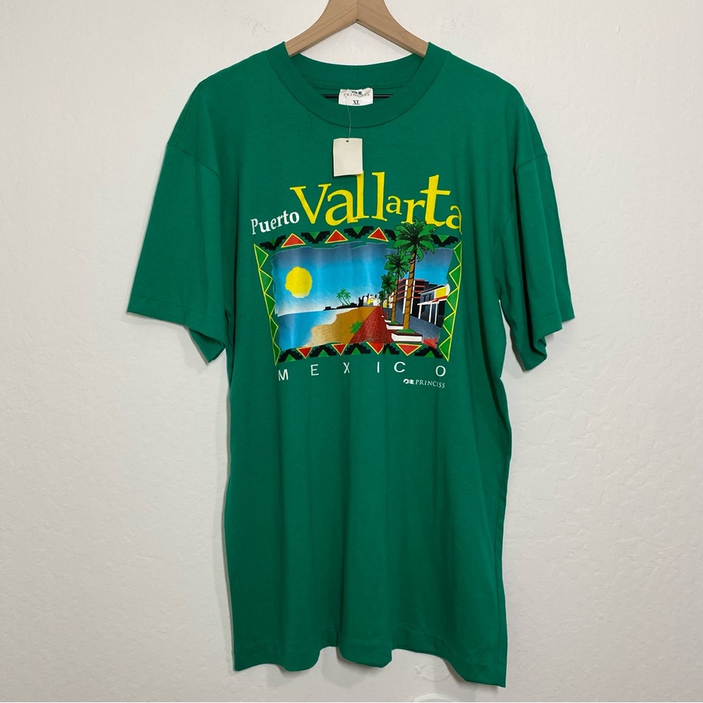 Princess Cruise Men’s XL Vintage Dead stock Puerto Vallarta Tourist T Shirt